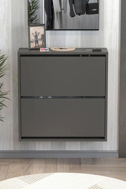 купить Полка для обуви Bofigo Обувница 18-02-08 Anthracite в Кишинёве 