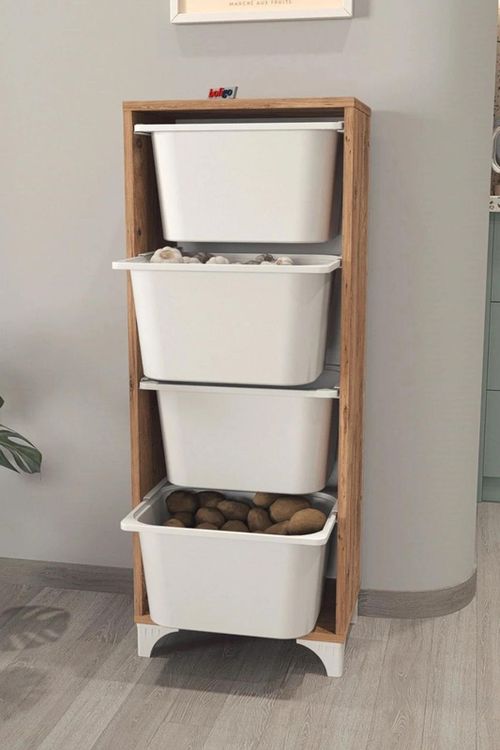 cumpără Etajeră Bofigo Стеллаж для хранения игрушек 12-04-02 Pine/White în Chișinău 