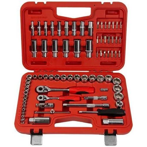 cumpără Set de tubulare, bite, duze Jetech 017J775 Set capuri tubulare metrice si inch 3/8", 1/4'', 75 obiecte în Chișinău 