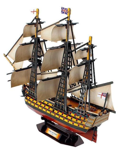 купить Конструктор Cubik Fun T4019h 3D Puzzle HMS Victory в Кишинёве 