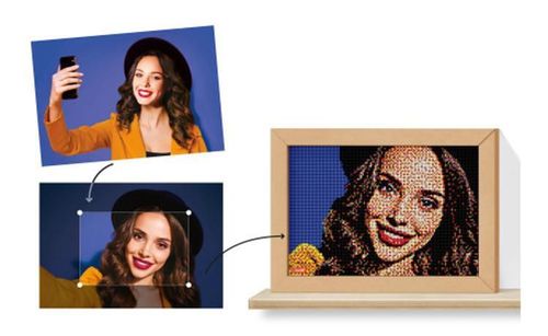 купить Набор для творчества Quercetti 775 pixel art 4 tav. Take a selfie в Кишинёве 