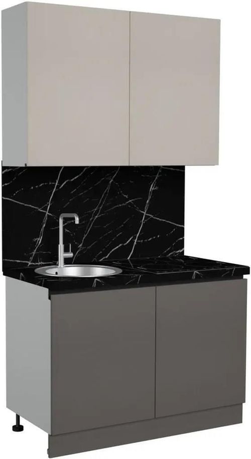 купить Мебель для кухни ArtFlame GOLA Cream/Stone Grey (1.2 m.l.) в Кишинёве 