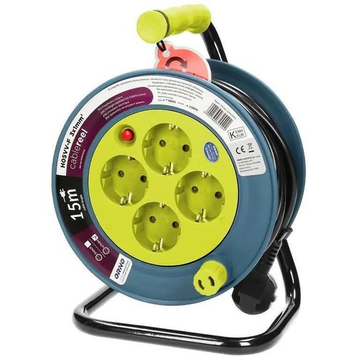 купить Удлинитель электрический ORNO ORAE1339LGS Prelungitor pe tambur 15m 3x1mm2 в Кишинёве 