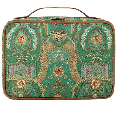 cumpără Geantă de toaletă/de cosmetice Pip Studio 51.274.304 Casey Beauty Case Jabali Green 27x10x19cm Green în Chișinău 