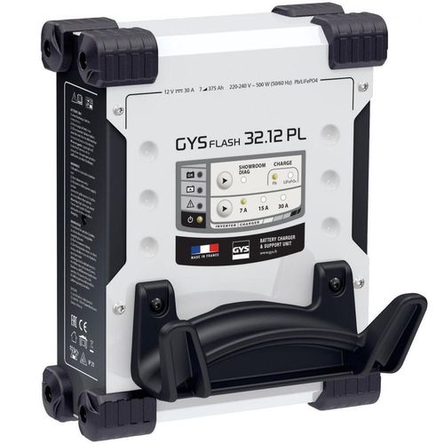 cumpără Încărcător acumlator auto GYS 027381 GYSFLASH 32.12 PL (кабели 2.5м) свинец/литий Inverter 12В-30А în Chișinău 