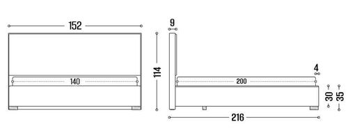 cumpără Pat my-STYLE my-Amy 140x200 (P01D14M14) în Chișinău 