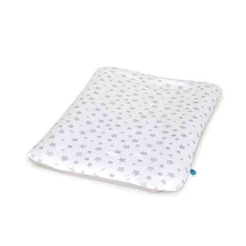 купить Аксессуар для пеленания Ceba Baby W-847-626-603 Huse pentru saltea de infasat moale Gray Stars/Blue Stars, 70x50cm в Кишинёве 