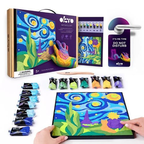 купить Набор для творчества Okto 20021 Tablou 3D cu plastilină ușoară 29x29сm, Micul Prinț в Кишинёве 