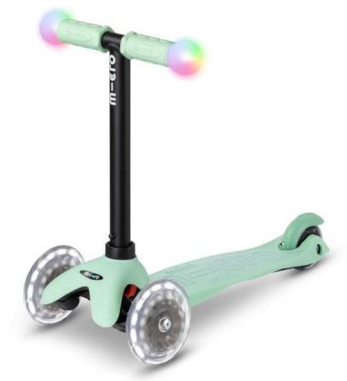 купить Самокат Micro MMD357 Mini2Grow Deluxe Magic LED Mint в Кишинёве 