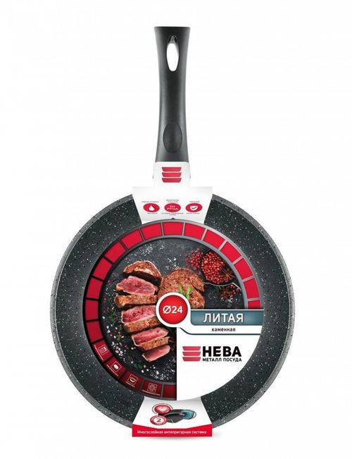 купить Сковорода Neva NV-19124 (24 cm) в Кишинёве 