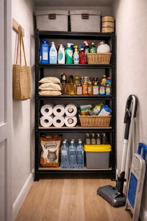 cumpără Raft de depozitare Xenos SmartLine 150x70x30cm Black în Chișinău 