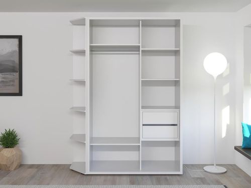 cumpără Dulap Bayro Murano 1400x2300x600 белый, купе (606205) în Chișinău 