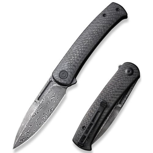 купить Нож походный Civivi C21025C-DS1 Caetus, mâner carbon fiber, Liner Lock в Кишинёве 