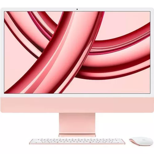 cumpără Monobloc PC Apple iMac 24" Retina 4.5K M3 8c/8g 256GB Pink MQRD3 în Chișinău 