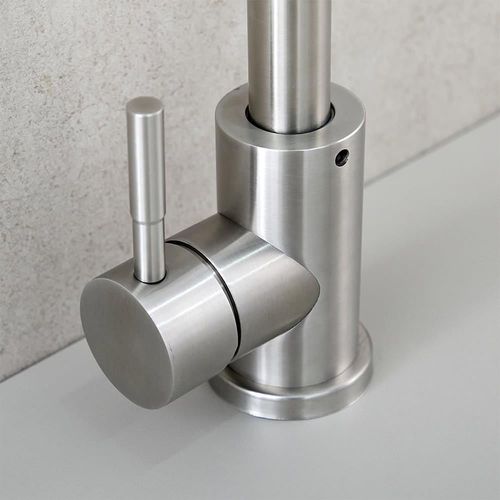 cumpără Bateria bucătărie Mat|eco Inox высокий нержавеющая сталь în Chișinău 