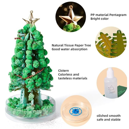 Experimentul științific „Pom de Crăciun din cristale” Mideer 