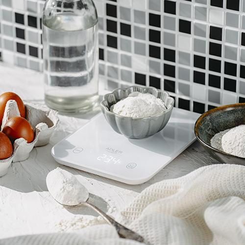 cumpără Cântar de bucătărie Adler AD 3181 White în Chișinău 