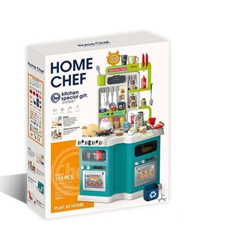 купить Игрушечная кухня и посуда Essa 922-180 Set de joacă Bucătărie, 113elem в Кишинёве 