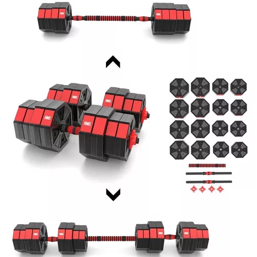 купить Гантель HMS 4565 Set Haltera Reglabile 40kg SGC40 в Кишинёве 