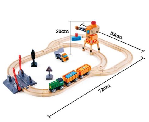 cumpără Mașină Hape E3732 Set de joaca Tren de marfa cu macara în Chișinău 