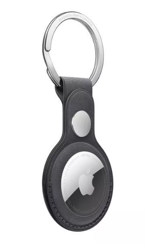 cumpără Breloc inteligent Apple AirTag FineWoven Key Ring Black MT2H3 în Chișinău 