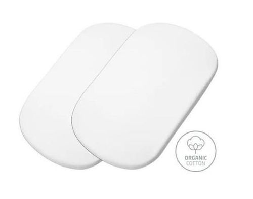cumpără Lenjerie de pat pentru copii Maxi Cosi 2107431110 Cearceaf pentru patut Co-Sleeper Iora Air white, 2buc în Chișinău 