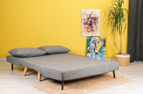 купить Диван Trendy Folde Gri deschis (2 locuri) в Кишинёве 