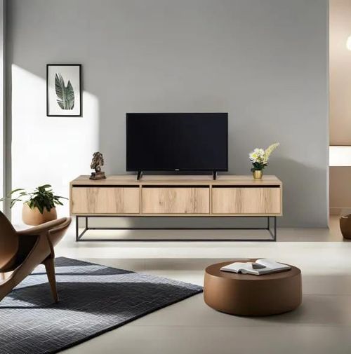 купить Тумба напольная для TV Trendy Kordon-180, Pasla, 180x50x40cm (GTR000256) в Кишинёве 