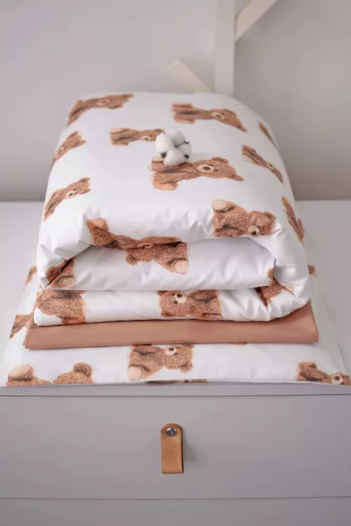 cumpără Lenjerie de pat pentru copii Veres 153.1.20 Сменная постель Мечтательные Медвежата 90x110/40x60 (3ед.) în Chișinău 