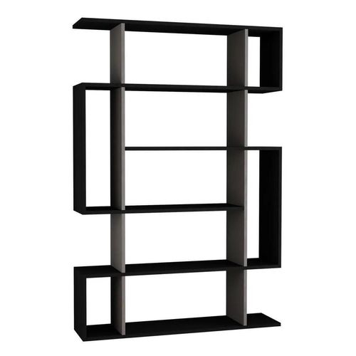 купить Офисный стеллаж Trendy Mito, Antracit, Mocha deschis 110x161x25cm, raft de carti в Кишинёве 