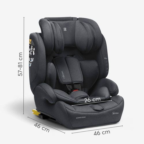 купить Автокресло Kikka Boo 31002140009 i-Bronn Black i-Size, 76-150 cm в Кишинёве 