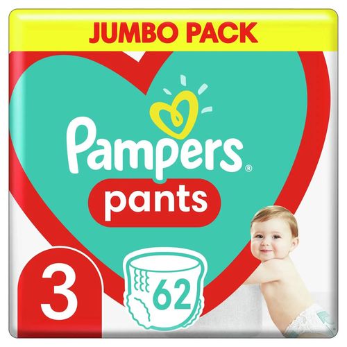 Подгузники-трусики Pampers Pants 3 (6-11 kg) 62 шт 