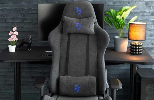 купить Офисное кресло Arozzi Verona Signature Soft Fabric, Black /Blue logo в Кишинёве 