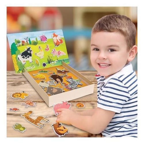 купить Набор для творчества As Kids 1029-64076 Magneti Educationali, Lumea Animalelor, 1444D в Кишинёве 