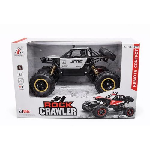cumpără Jucărie cu telecomandă New World 6241 Masina Rock Crawler 1:16 cu T/C, metalica, argintie, 2416D în Chișinău 