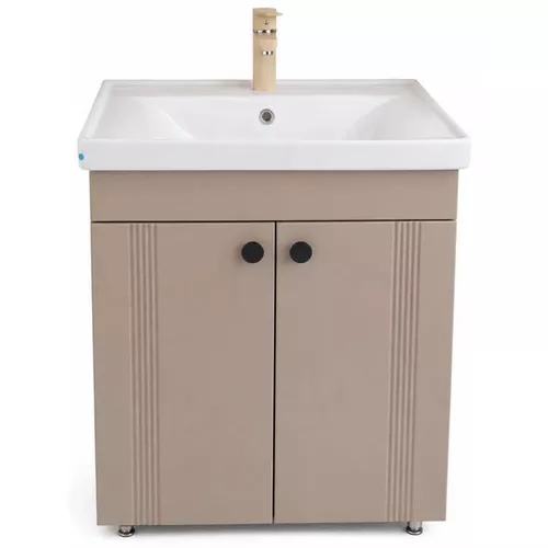 купить Шкаф под умывальник Mashtab 12179 Palma (Sava) cu 2 uși 650x470x850 Capucino mat в Кишинёве 