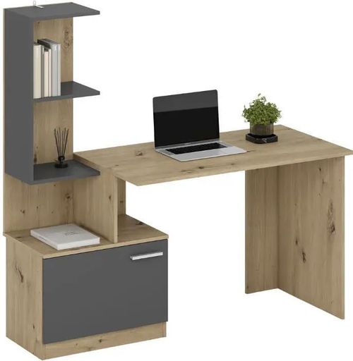 купить Офисный стол Halmar 92700533 MISO (antracite) в Кишинёве 