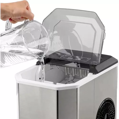 cumpără Generator de gheață Muhler MI-1519BS Icemaker, 1.3L, 9 ice bullets, stainless steel body (1010376) în Chișinău 