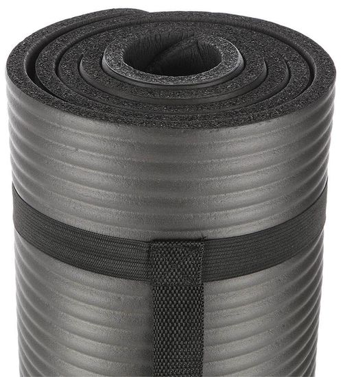 cumpără Echipament pentru yoga HMS 1164 Saltea yoga 183x61x1.5cm NBR Black (17-44-133) în Chișinău 