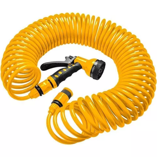 купить Шланг Tolsen spiralat 15m pentru gradina cu pistol de stropit 8 functii (57255) в Кишинёве 