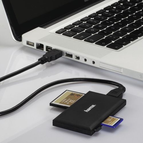 cumpără Cititor de carduri Hama 181018 USB 3.0, black în Chișinău 