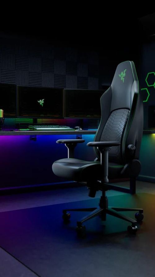cumpără Fotoliu de birou Razer RZ38-04900700-R3G1 Chair Iskur V2 NewGen Black/Green în Chișinău 