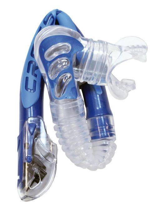 cumpără Accesoriu pentru înot Cressi-Sub Tub inot ALPHA ULTRA DRY SNORKEL sil.clear/tube blue azure (ES258020) în Chișinău 