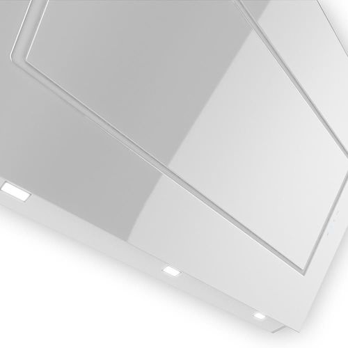 купить Вытяжка Falmec QUASAR EVO/PLUS 120 E.P.CAP. White Glass (109) (with filter pack) в Кишинёве 