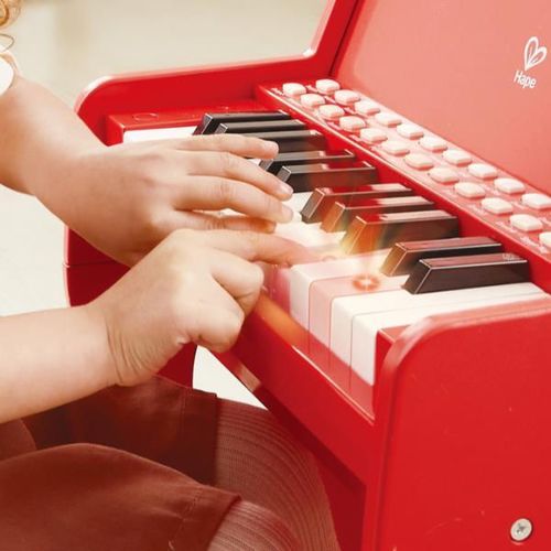 cumpără Jucărie muzicală Hape E0630 Pian electric cu lumini și taburet în Chișinău 