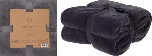 cumpără Textile de casă H&S 56410 Patura 180x230cm, fleece, negru în Chișinău 
