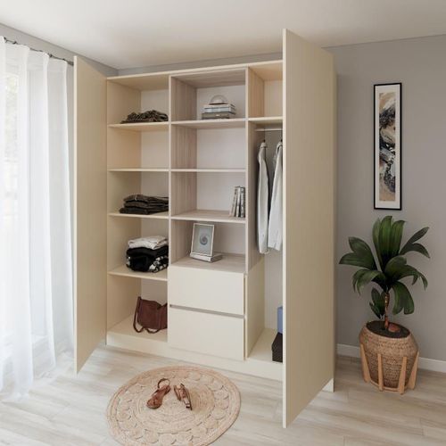 купить Шкаф Smartex (15855) N14 180cm Ivory+St.Deschis в Кишинёве 