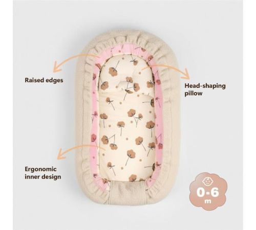 купить Гнездо для новорожденных Sevi Bebe 280-5 Teddy Ecru в Кишинёве 