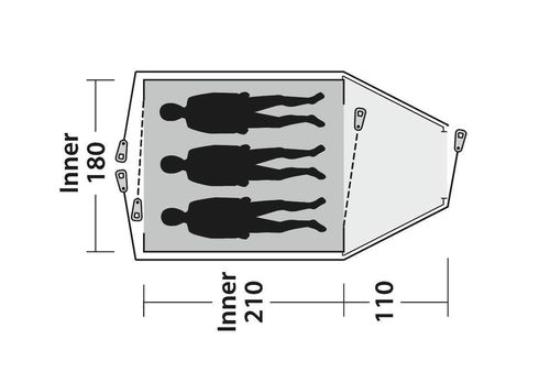 купить Палатка Outwell Cloud 3 в Кишинёве 