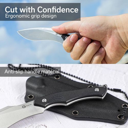 купить Нож походный Civivi C047C-1 Vaquita II, lamă Nitro-V, G10, Kukri в Кишинёве 
